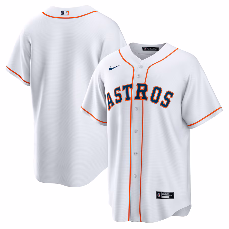 Men's Houston Astros Nike White Home Blank Replica Jersey - SUjersey01