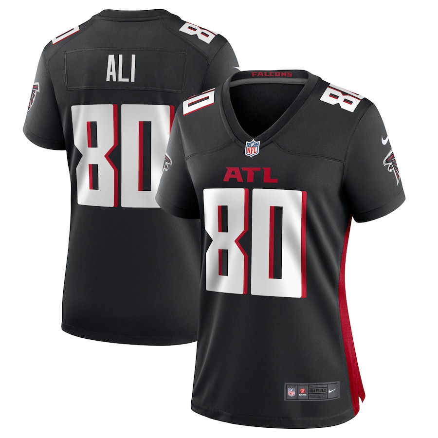 Women's Atlanta Falcons Josh Ali Nike  Black Team Game Jersey - SUjersey01