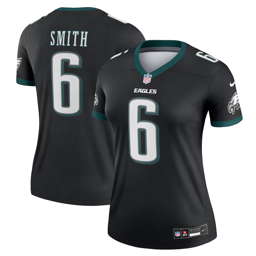 Women's Philadelphia Eagles DeVonta Smith Nike Black Legend Jersey - SUjersey01