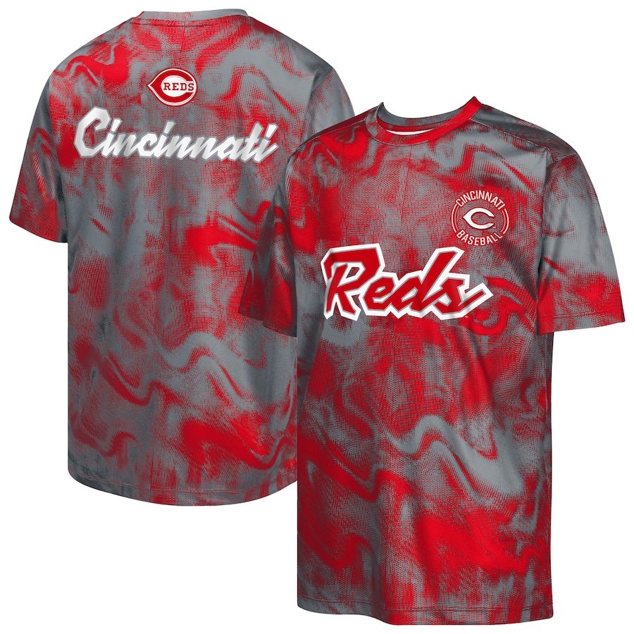 Youth Cincinnati Reds Red/Silver Pinch Hitter T-Shirt - SUjersey01