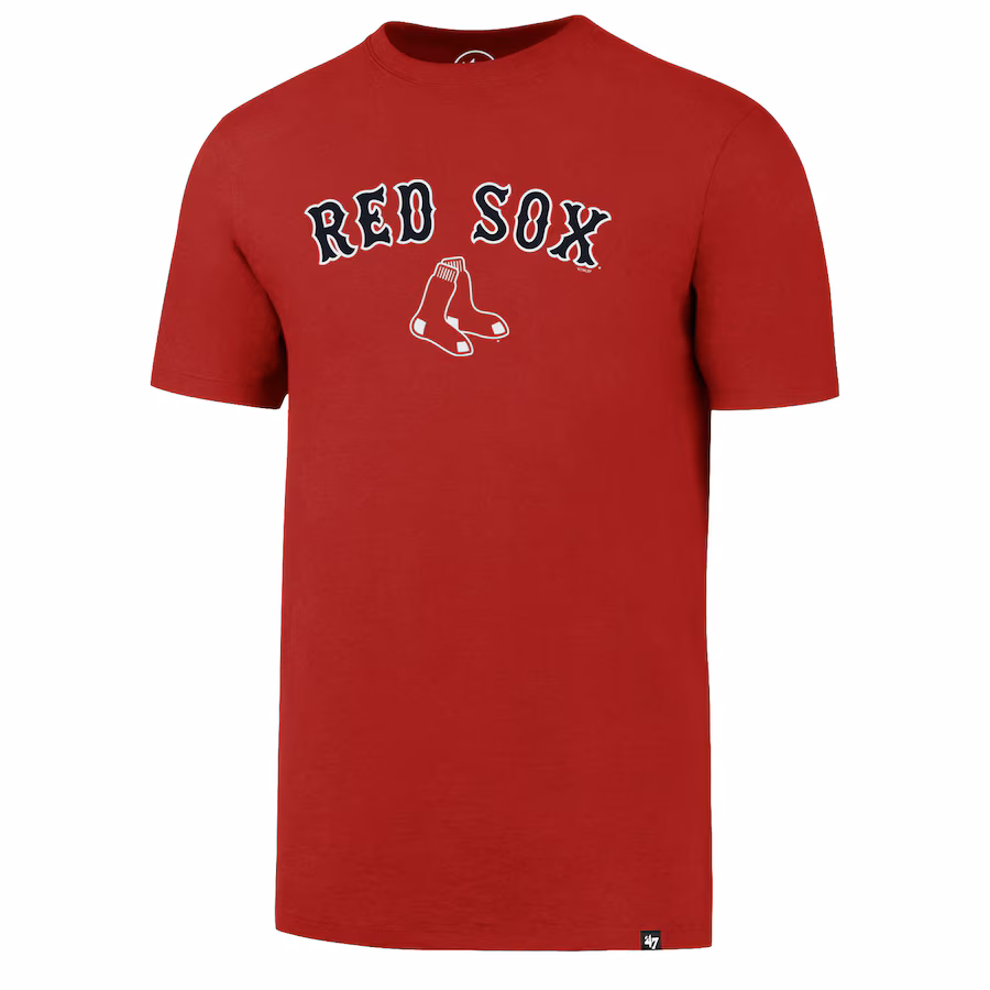 Men's Boston Red Sox '47 Red Tackle T-Shirt - SUjersey01