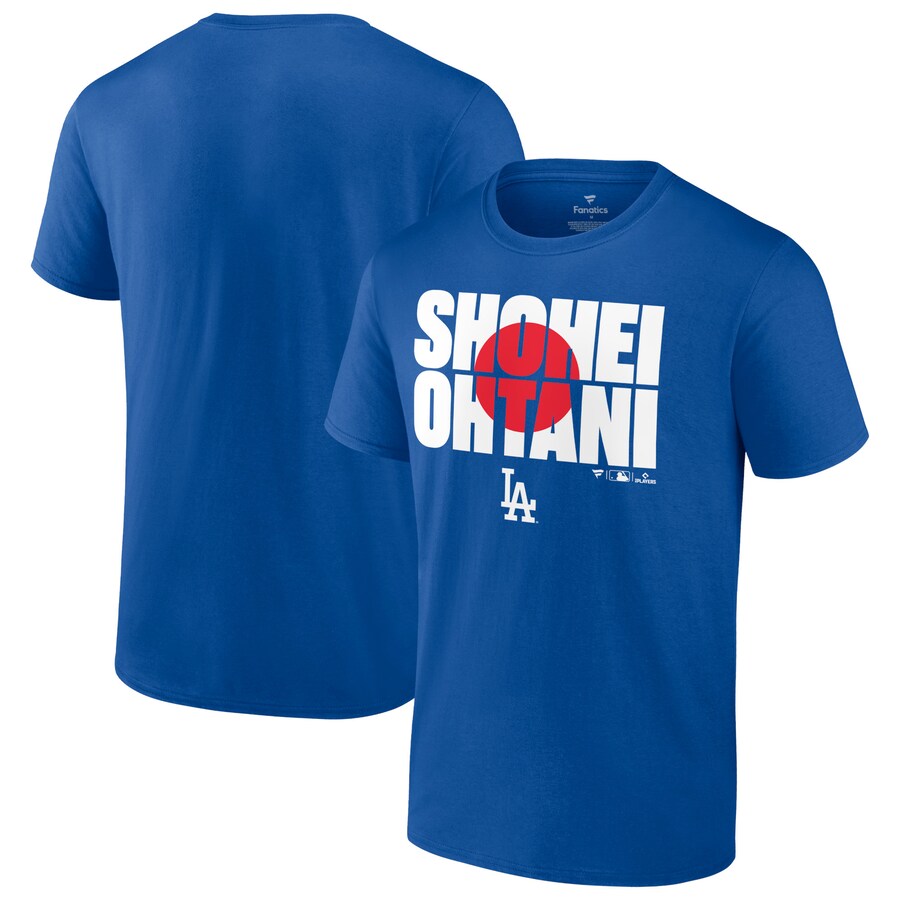 Men's Los Angeles Dodgers Shohei Ohtani Royal T-Shirt - SUjersey01