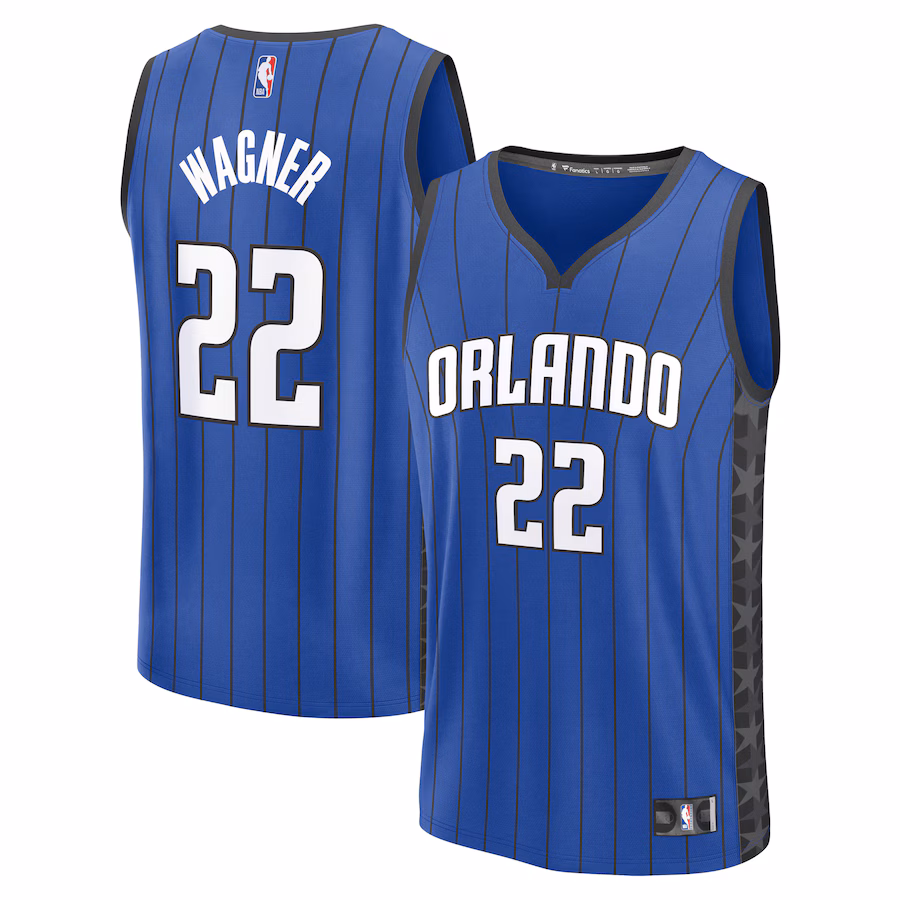 Youth Orlando Magic Franz Wagner Fanatics Blue Fast Break Replica Player Jersey - Statement Edition - SUjersey01