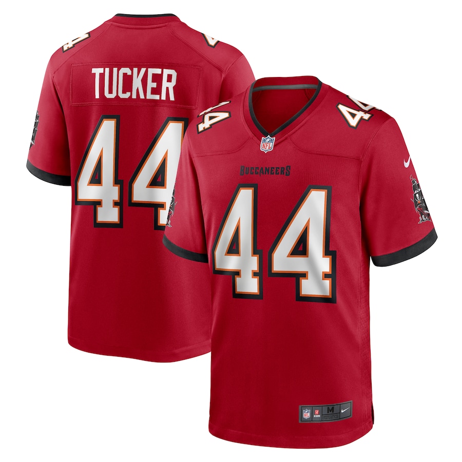 Men's Tampa Bay Buccaneers Sean Tucker Nike  Red  Game Jersey - SUjersey01