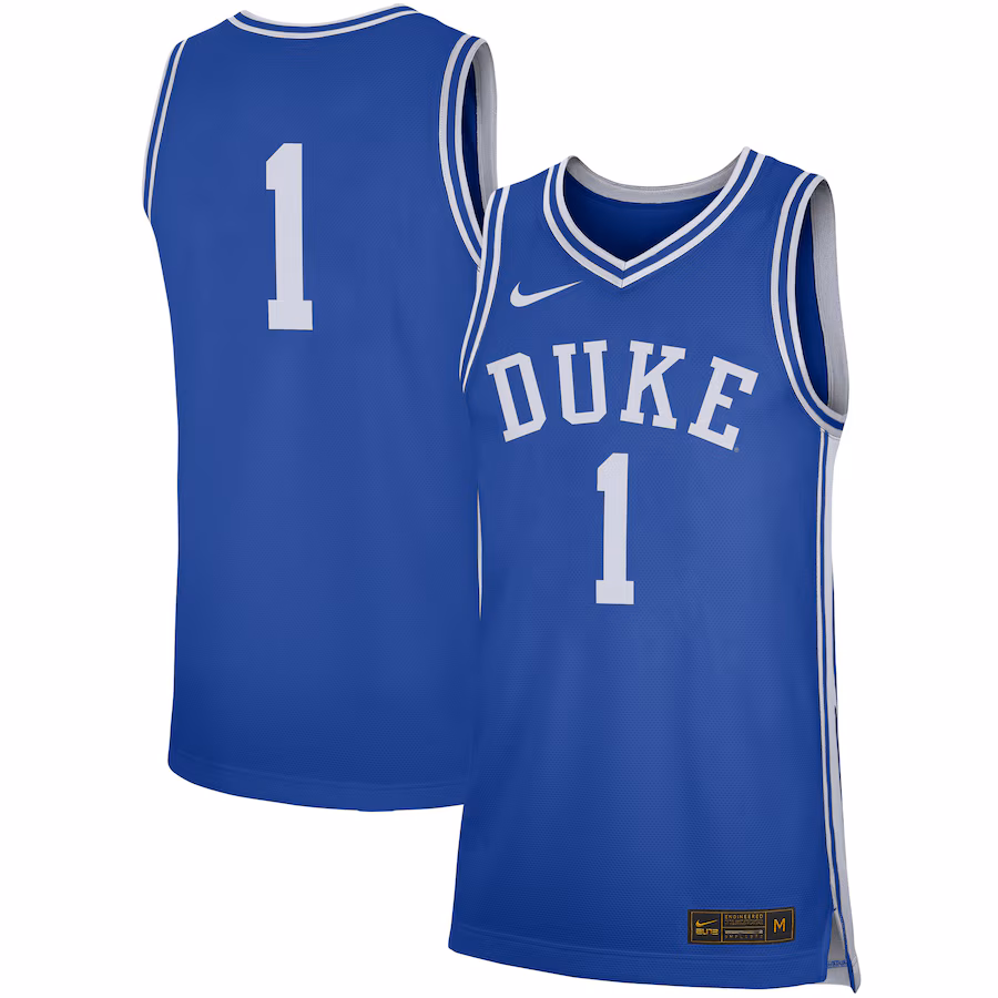 Duke Blue Devils Nike Replica Jersey - Royal - SUjersey01