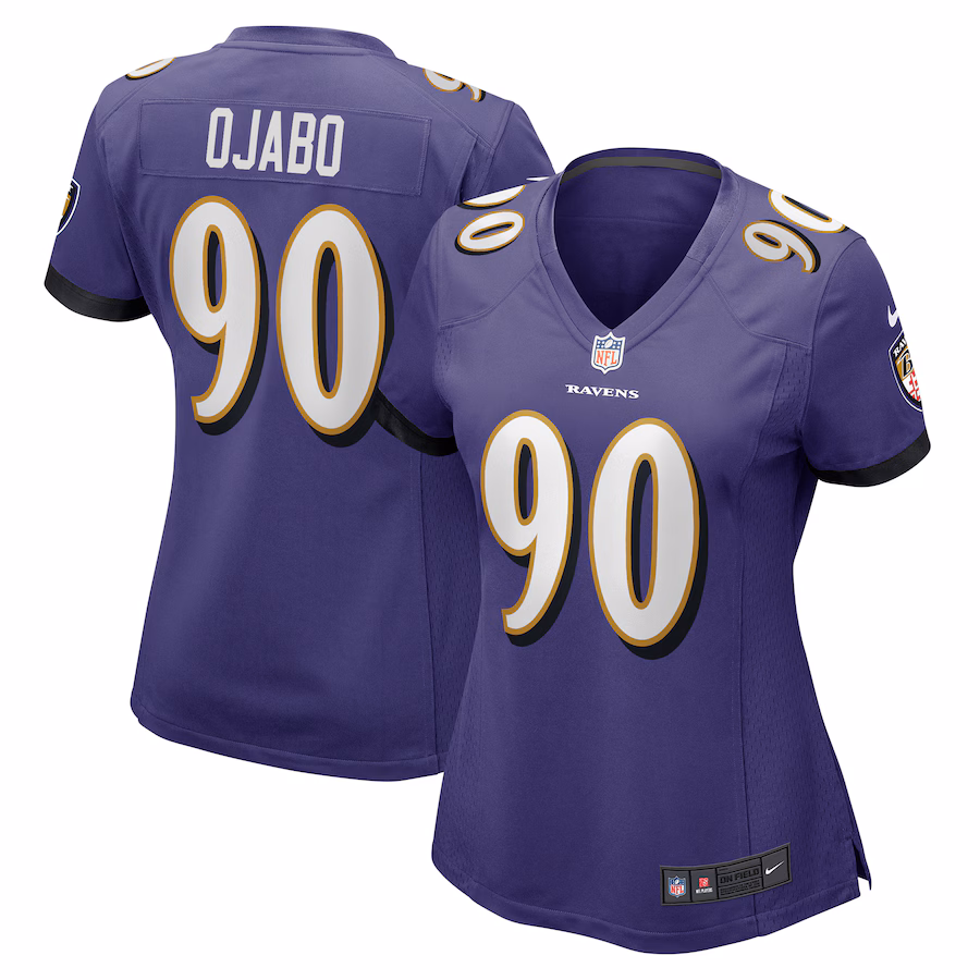 Women's Baltimore Ravens David Ojabo Nike Purple Game Player Jersey - SUjersey01