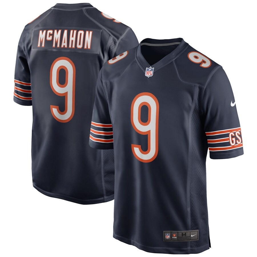 Men's Chicago Bears Jim McMahon Nike Navy Game Retired Player Jersey - SUjersey01