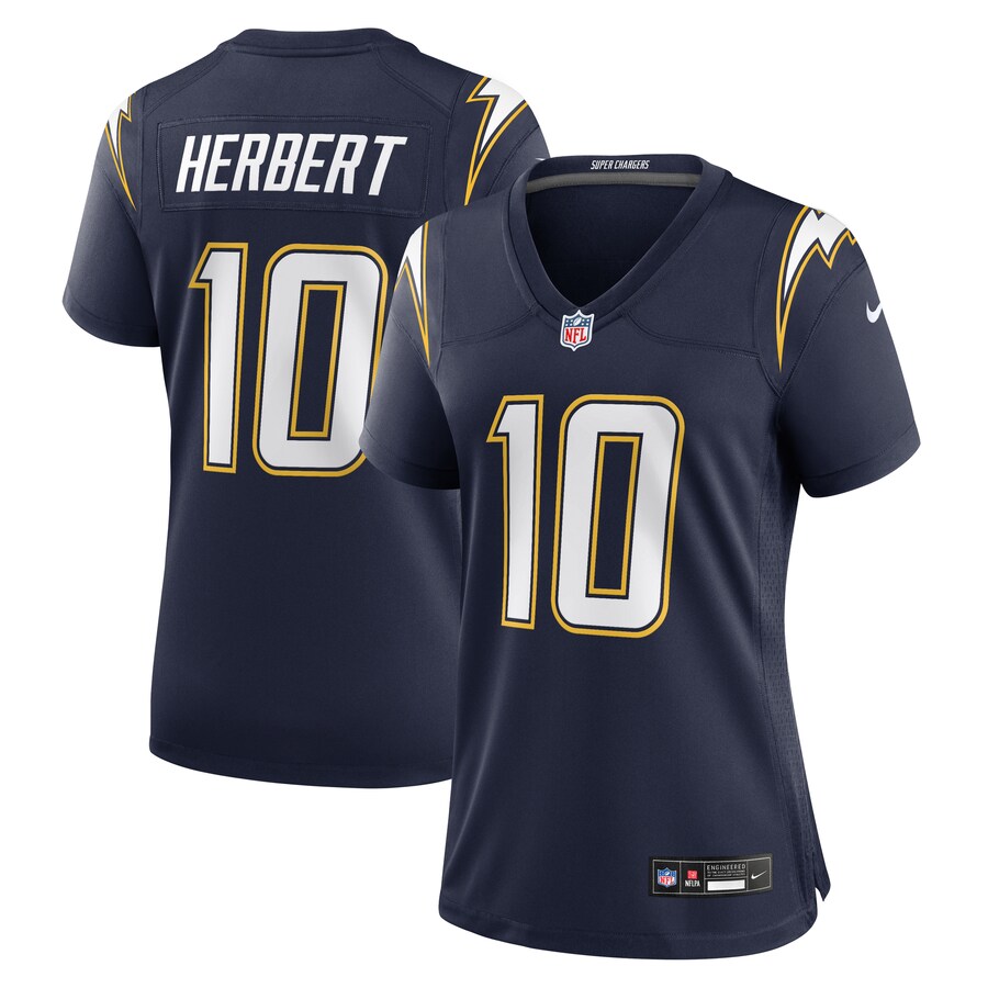 Women's Los Angeles Chargers Justin Herbert Nike Navy Alternate Super Chargers Game Jersey - SUjersey01