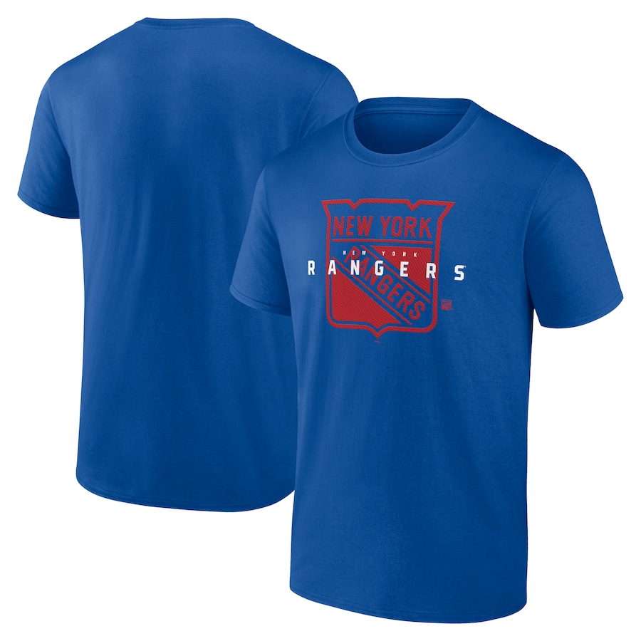 Men's New York Rangers Blue Coordinate T-Shirt - SUjersey01