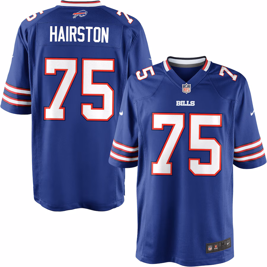 Nike Youth Buffalo Bills Chris Hairston Team Color Game Jersey - SUjersey01