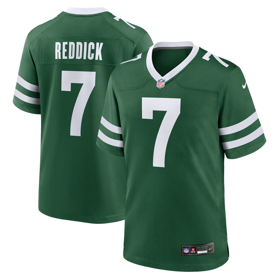 Men's New York Jets Haason Reddick Nike Legacy Green Game Jersey - SUjersey01