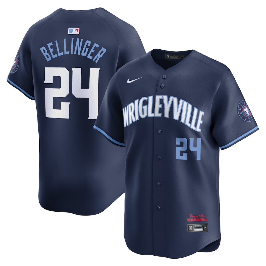 Men's Chicago Cubs Cody Bellinger Nike Navy City Connect Limited Player Jersey - SUjersey01