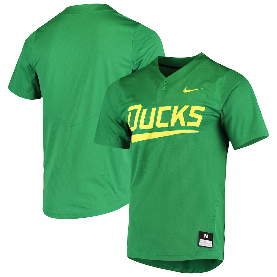Oregon Ducks Nike Unisex Replica Softball Jersey - Apple Green - SUjersey01