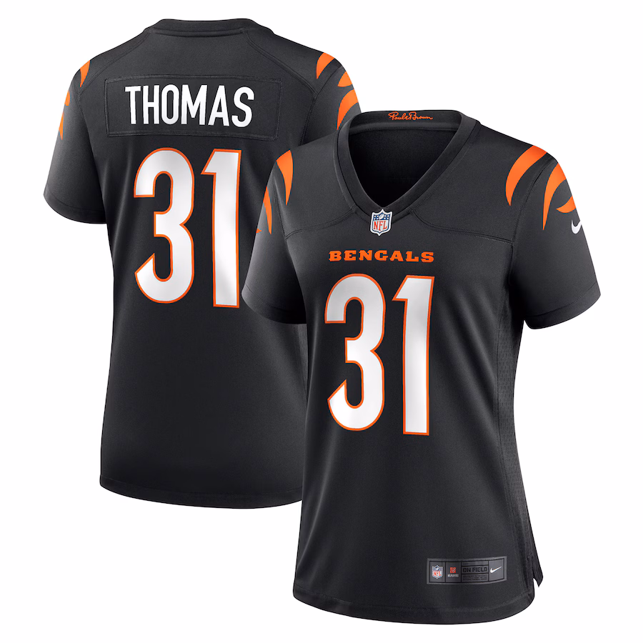 Women's Cincinnati Bengals Michael Thomas Nike Black Game Jersey - SUjersey01