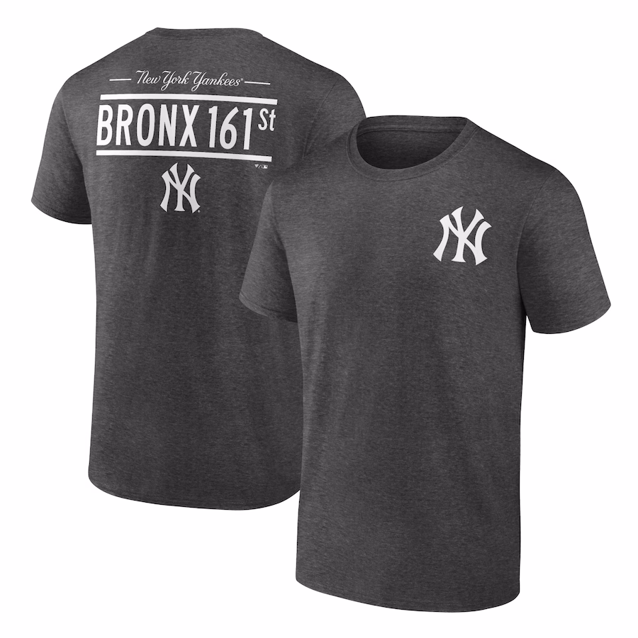 Men's New York Yankees Charcoal Hometown Collection Bronx Sign T-Shirt - SUjersey01