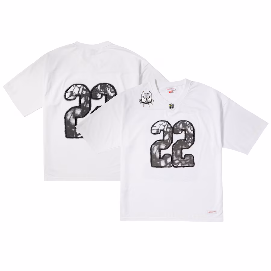 Men's Mitchell & Ness White ÑFL Por La Cultura x CHITO Limited Edition Jersey - SUjersey01