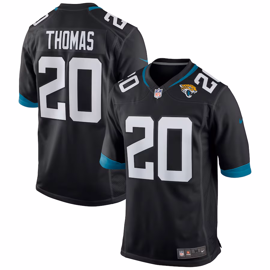 Men's Jacksonville Jaguars Daniel Thomas Nike Black Game Jersey - SUjersey01