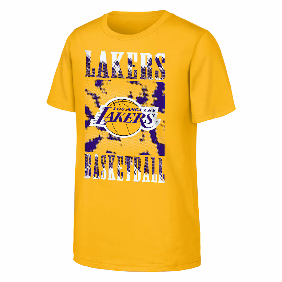 Youth Los Angeles Lakers  Gold Garage Hero T-Shirt - SUjersey01