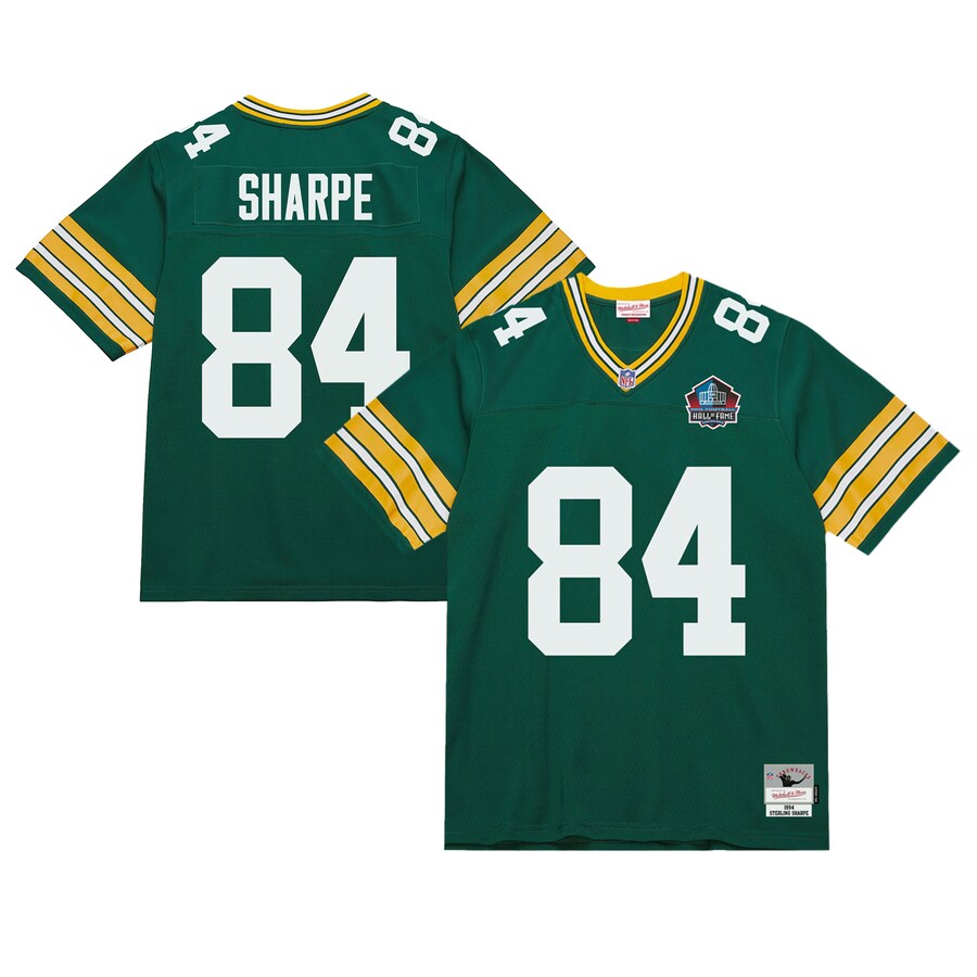 Men's Green Bay Packers Sterling Sharpe Mitchell & Ness Green 1994 Legacy Replica Jersey - SUjersey01