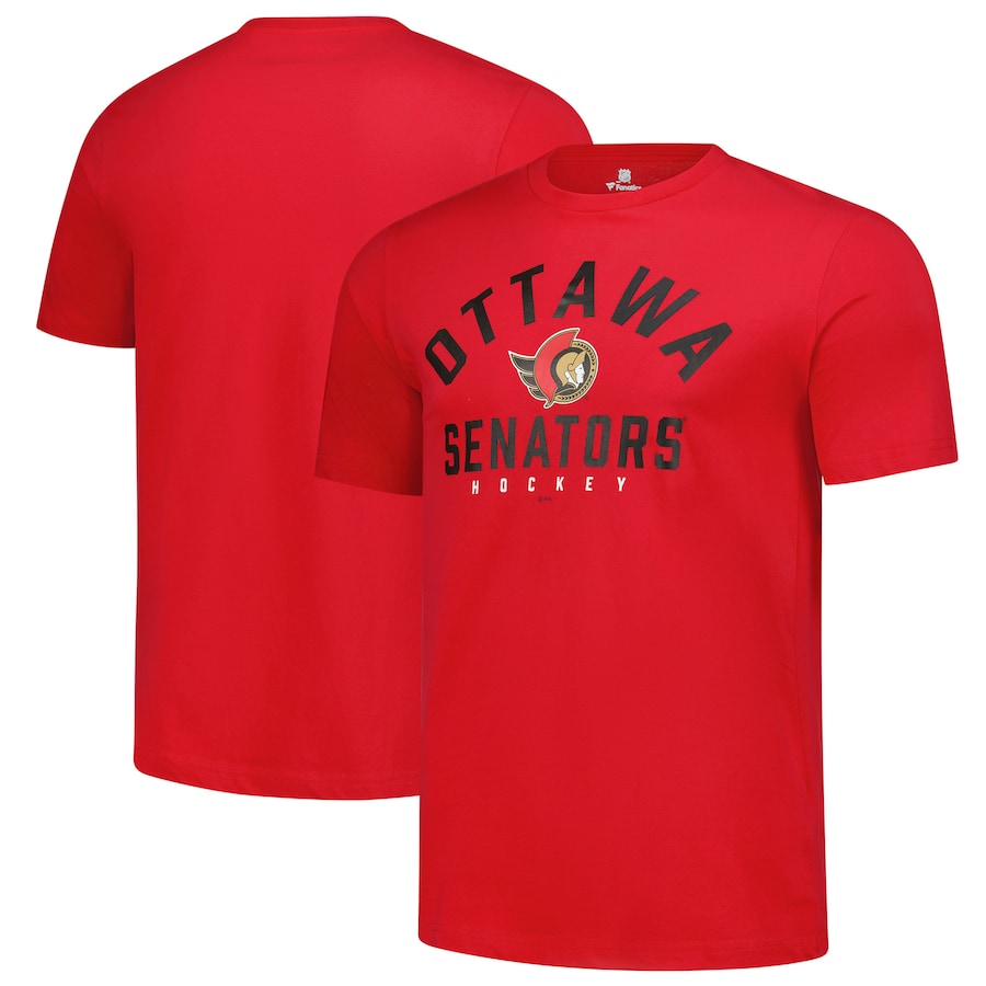 Men's Ottawa Senators Fanatics Red T-Shirt - SUjersey01