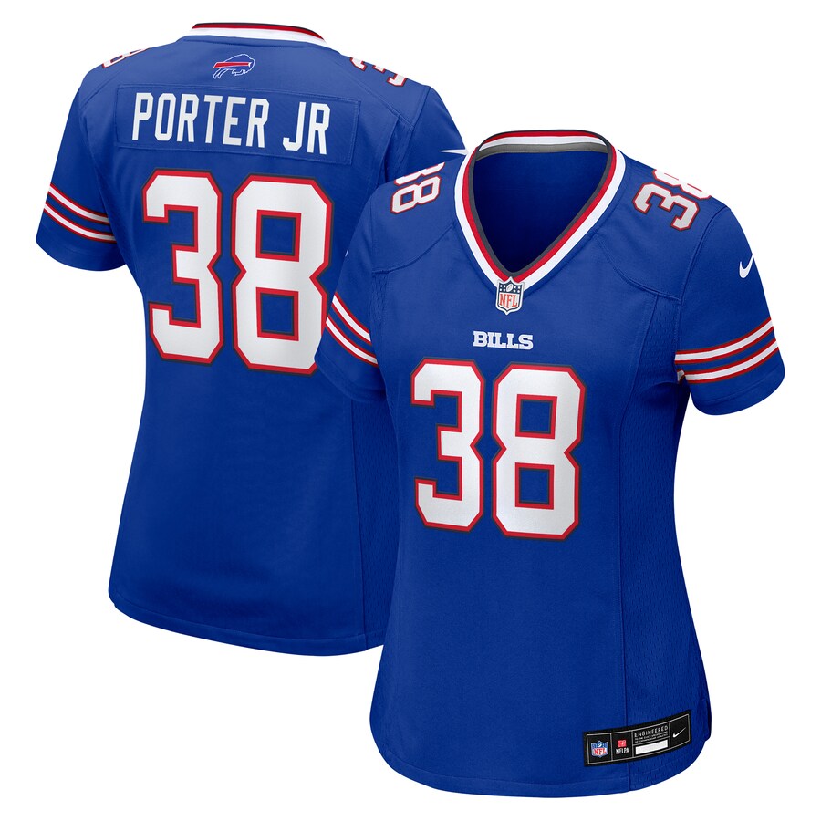 Women's Buffalo Bills Daryl Porter Jr Nike Royal Team Game Jersey - SUjersey01