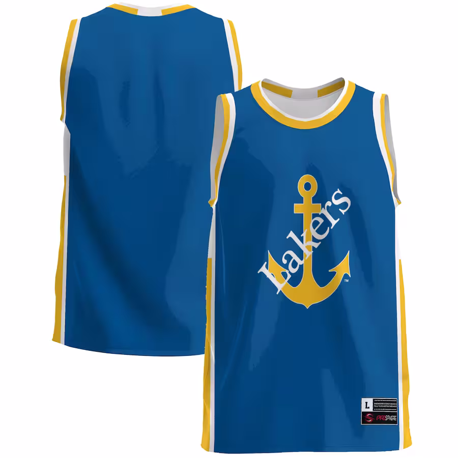 Lake Superior State Lakers GameDay Greats  Lightweight Basketball Jersey - Royal - SUjersey01