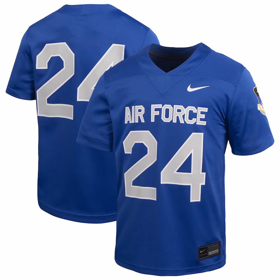 Youth Nike #24 Royal Air Force Falcons Untouchable Football Jersey - SUjersey01
