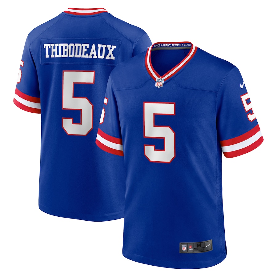 Men's New York Giants Kayvon Thibodeaux Nike Royal Classic Player Game Jersey - SUjersey01