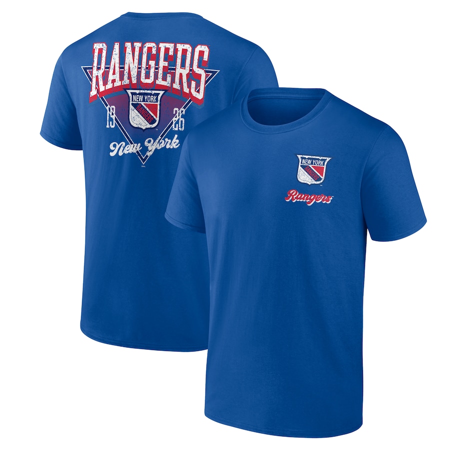 Men's New York Rangers Blue Never Over T-Shirt - SUjersey01
