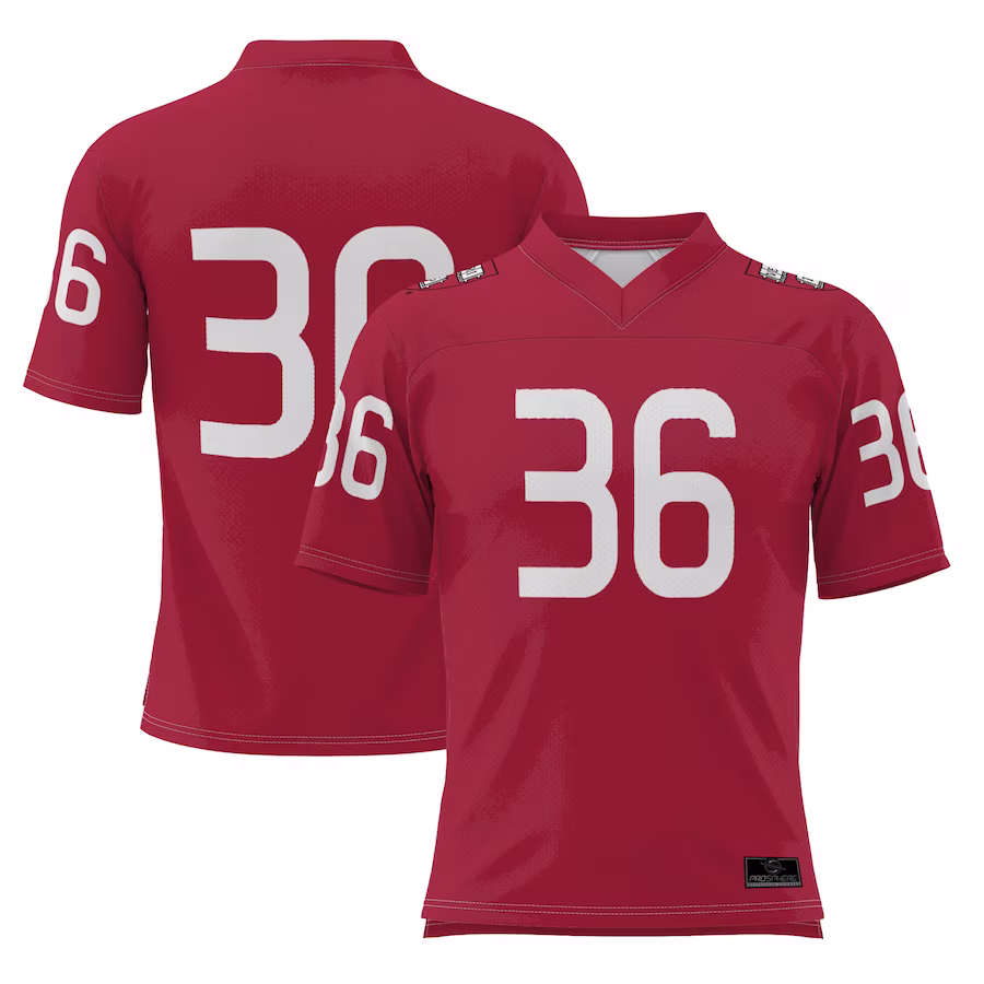 #36 Harvard Crimson GameDay Greats Youth Football Jersey - Crimson - SUjersey01