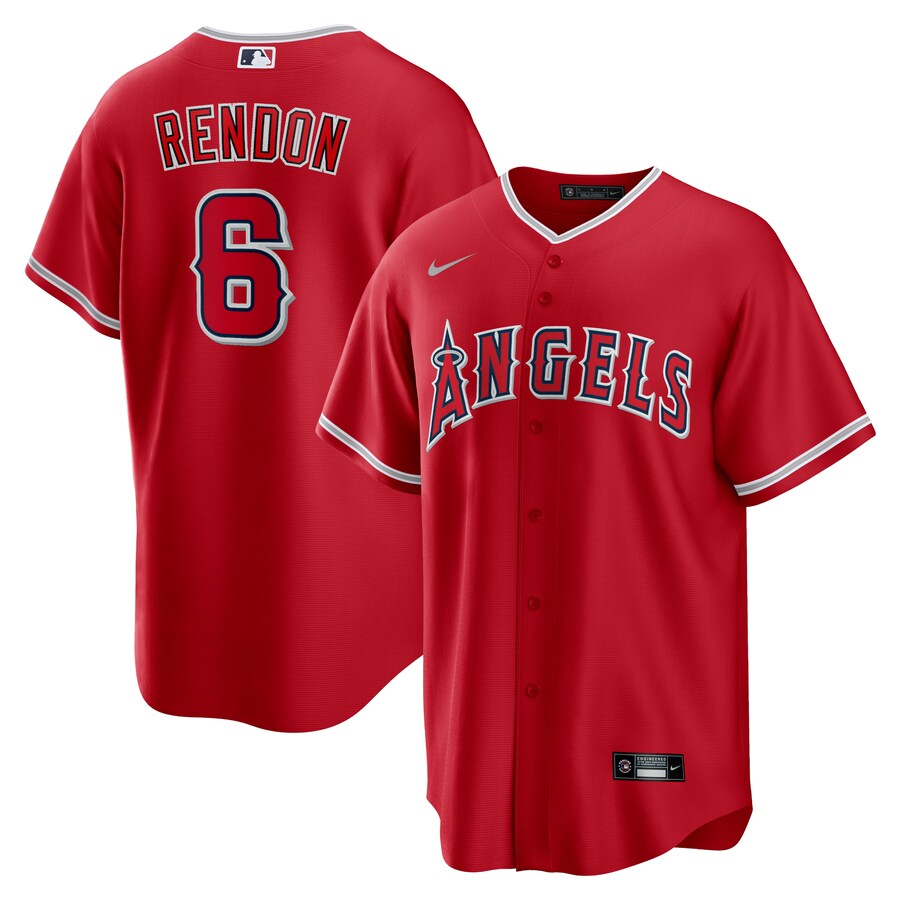 Men's Los Angeles Angels Anthony Rendon Nike Red Alternate Replica Player Name Jersey - SUjersey01