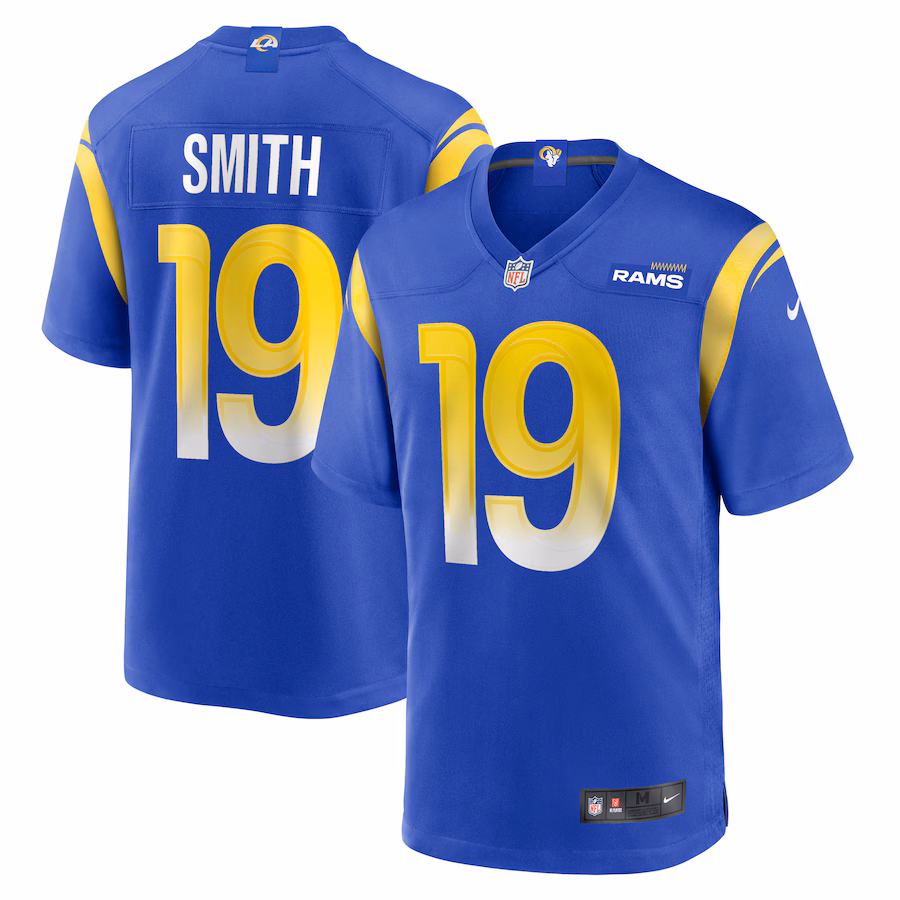 Men's Los Angeles Rams Xavier Smith Nike Royal Home Game Jersey - SUjersey01
