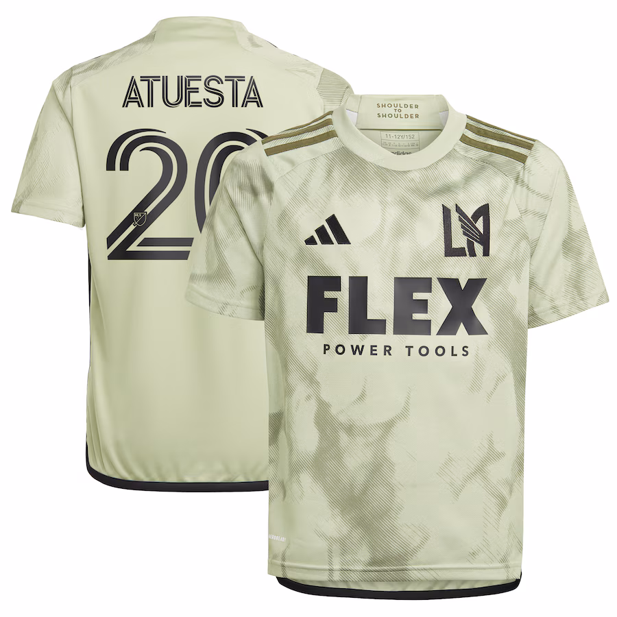 Youth LAFC Eduard Atuesta adidas Green 2024 Smokescreen Replica Player Jersey - SUjersey01