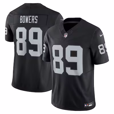 Men's Las Vegas Raiders Brock Bowers Nike Black Team Vapor F.U.S.E. Limited Jersey - SUjersey01