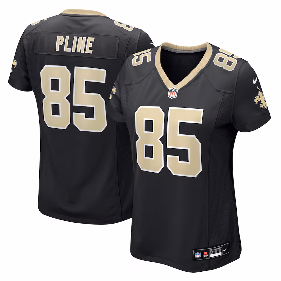Women's New Orleans Saints Mason Pline Nike Black Team Game Jersey - SUjersey01