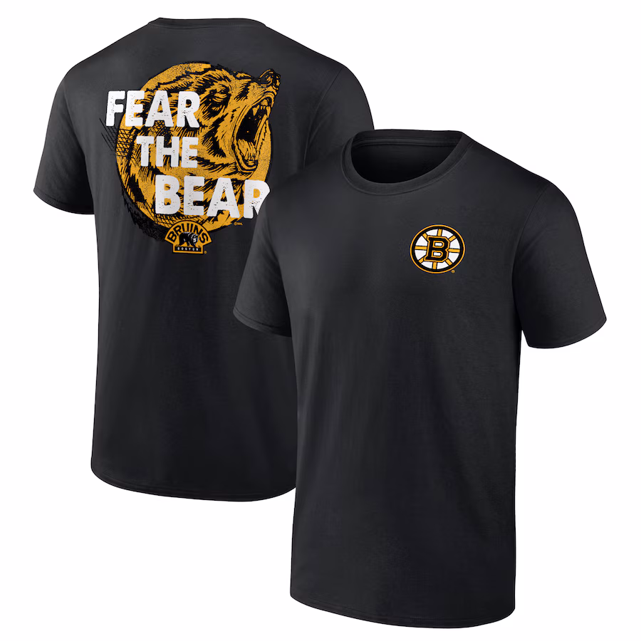 Men's Boston Bruins Black Territorial T-Shirt - SUjersey01