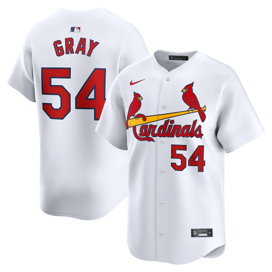 Men's St. Louis Cardinals Sonny Gray Nike White Home Limited Player Jersey - SUjersey01