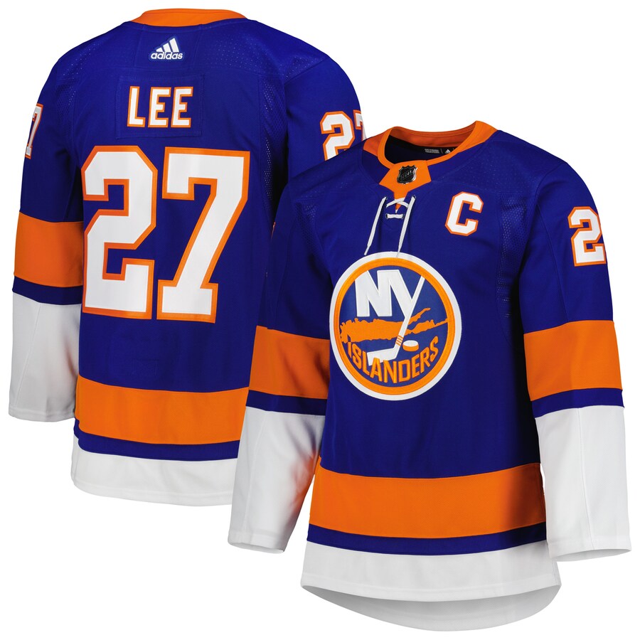 Men's New York Islanders Anders Lee adidas Royal Home Primegreen Authentic Pro Player Jersey - SUjersey01