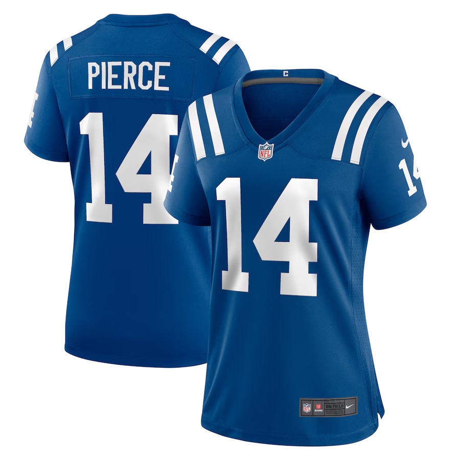 Women's Indianapolis Colts Alec Pierce Nike Royal Player Game Jersey - SUjersey01