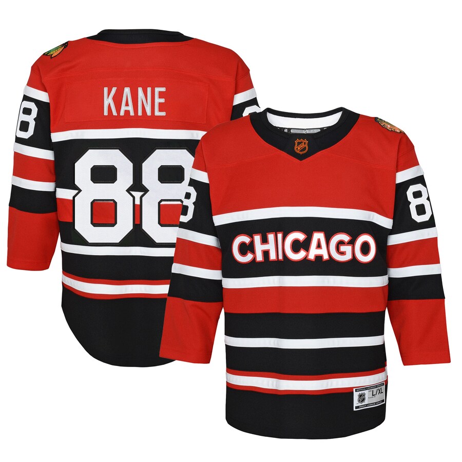 Youth Chicago Blackhawks Patrick Kane Red Special Edition 2.0 Premier Player Jersey - SUjersey01