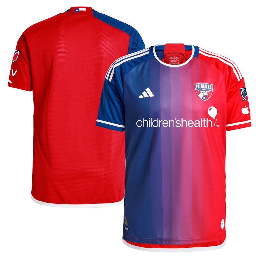 Men's FC Dallas  adidas Navy 2024 After Burner Authentic Jersey - SUjersey01