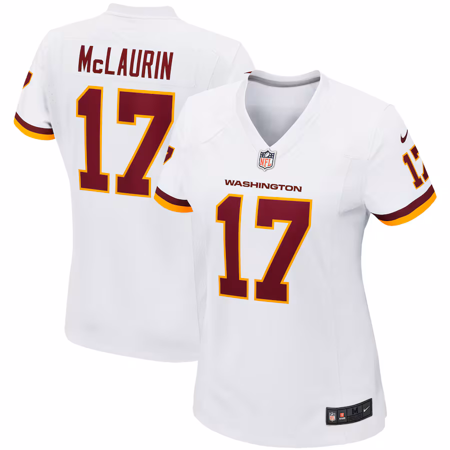 Women's Washington Football Team Terry McLaurin Nike White Game Player Jersey - SUjersey01