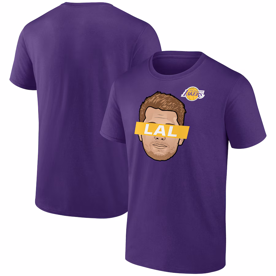 Men's Los Angeles Lakers Luka Dončić Purple Know The Game T-Shirt - SUjersey01