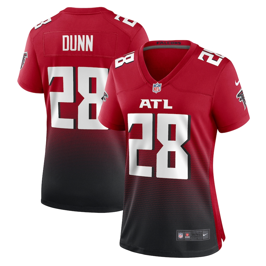 Women's Atlanta Falcons Warrick Dunn Nike Red Retired Game Jersey - SUjersey01