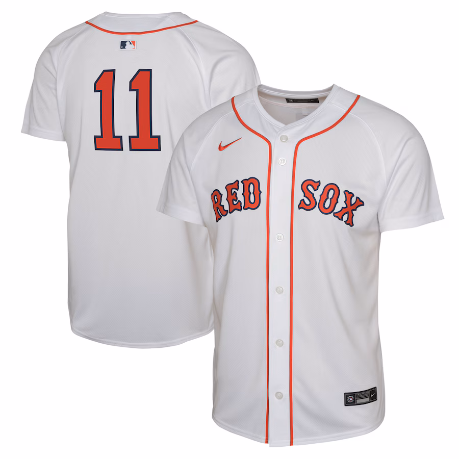Youth Boston Red Sox Rafael Devers Nike White Limited Player Jersey - SUjersey01