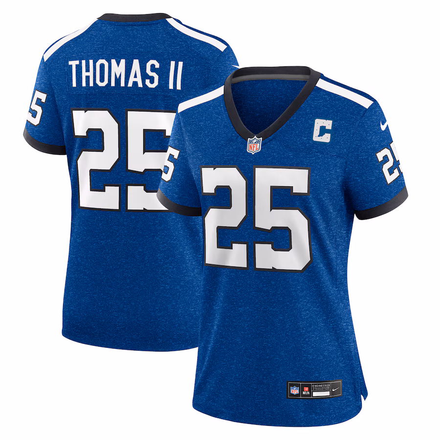 Women's Indianapolis Colts Rodney Thomas II Nike Royal Indiana Nights Alternate Game Jersey - SUjersey01