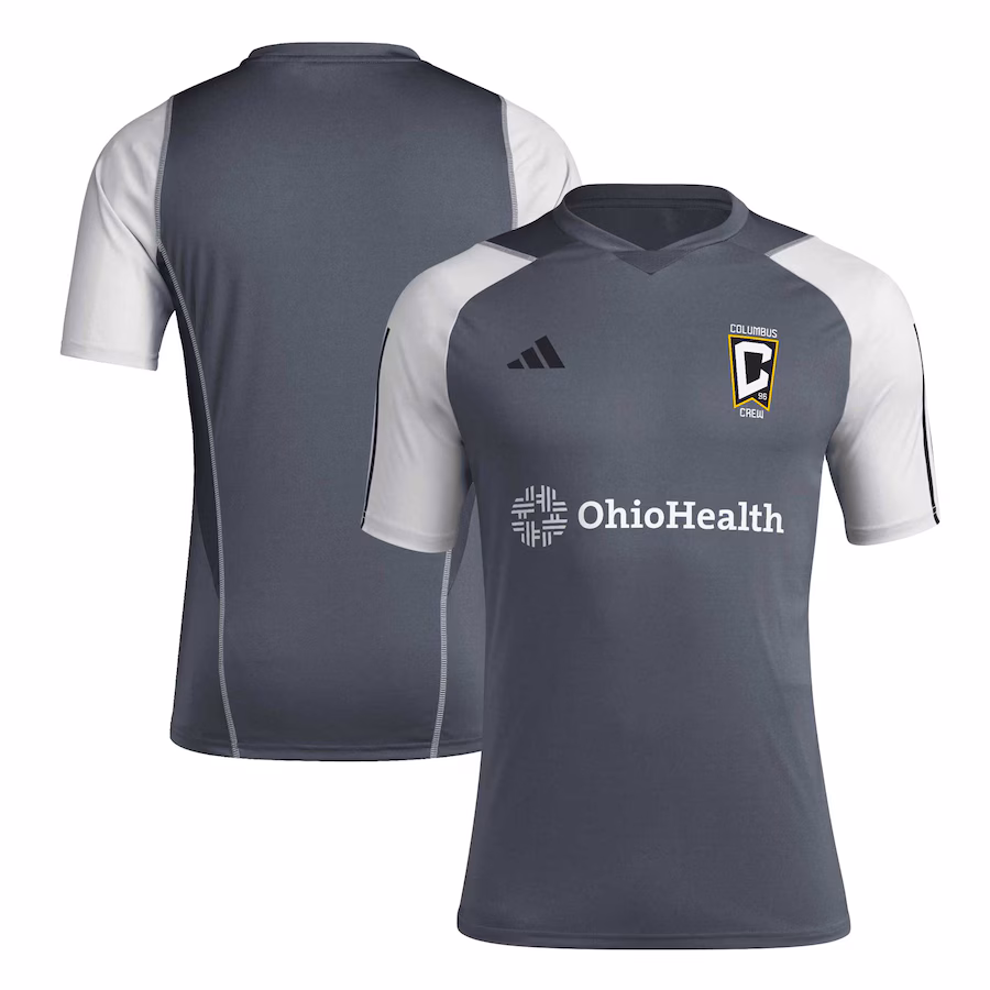 Men's Columbus Crew adidas Gray 2024 AEROREADY Training Jersey - SUjersey01