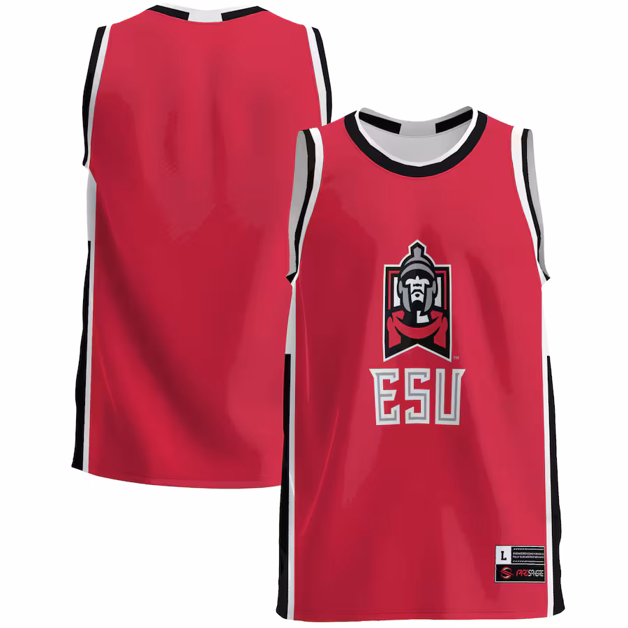 Men's GameDay Greats  Red East Stroudsburg Warriors  Lightweight Basketball Jersey - SUjersey01