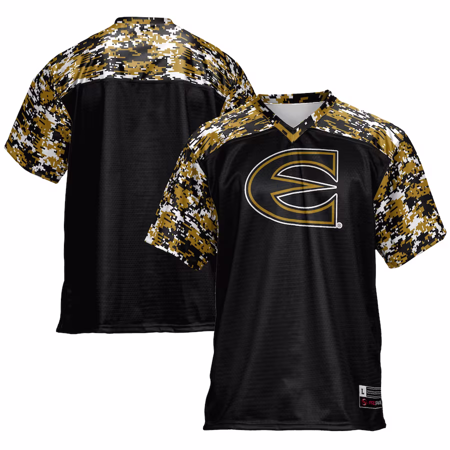 Emporia State Hornets GameDay Greats Football Jersey - Black - SUjersey01