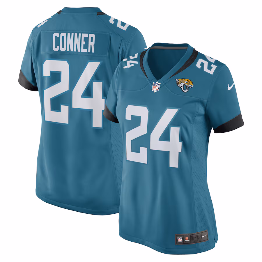 Women's Jacksonville Jaguars Snoop Conner Nike Teal Game Player Jersey - SUjersey01